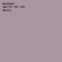 #AC95A2 - Amethyst Smoke Color Image